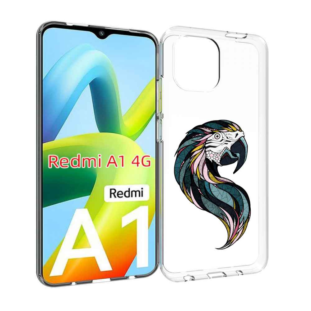 

Чехол Mypads Полупопугай Для Xiaomi Redmi A1, Прозрачный, Tocco