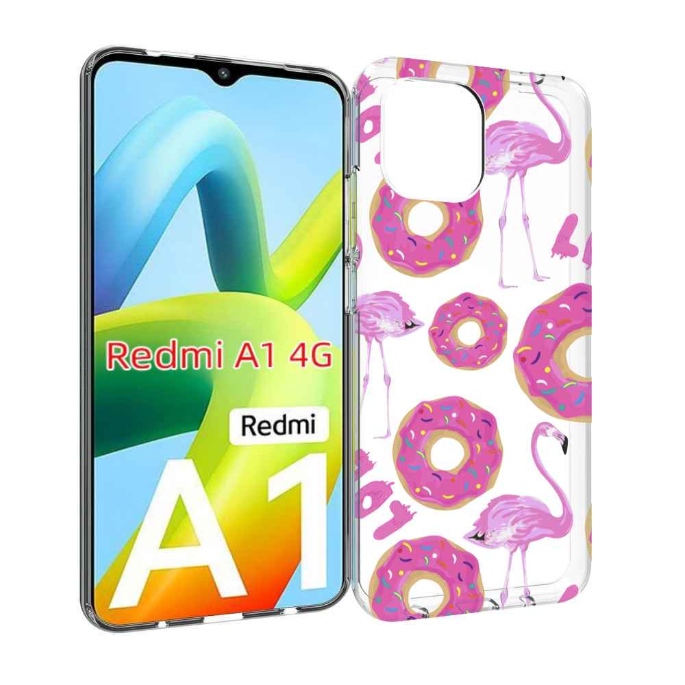 

Чехол Mypads Пончики-Фламинго Для Xiaomi Redmi A1, Прозрачный, Tocco