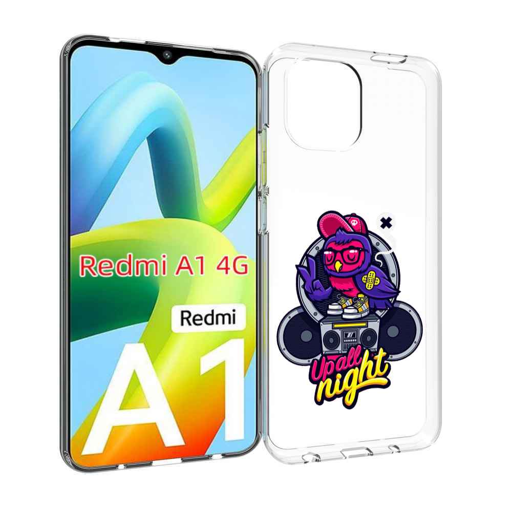 

Чехол Mypads Попугай Любит Музыку Для Xiaomi Redmi A1, Прозрачный, Tocco