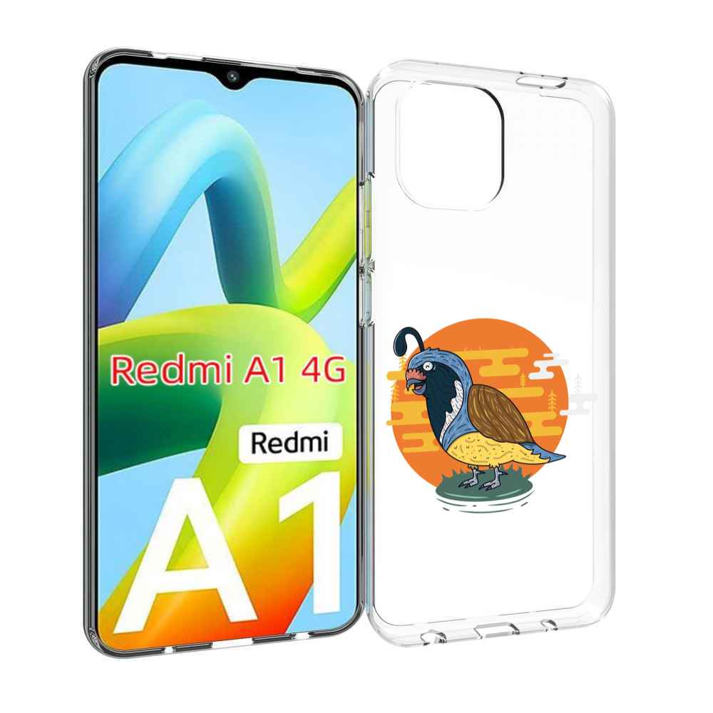 

Чехол Mypads Попугай-На-Острове Для Xiaomi Redmi A1, Прозрачный, Tocco