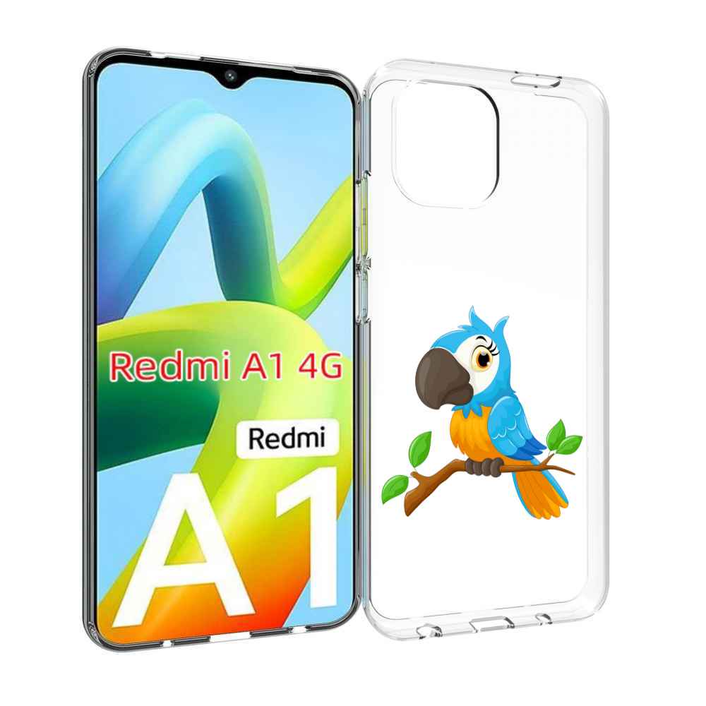 

Чехол Mypads Попугайчик Детский Для Xiaomi Redmi A1, Прозрачный, Tocco