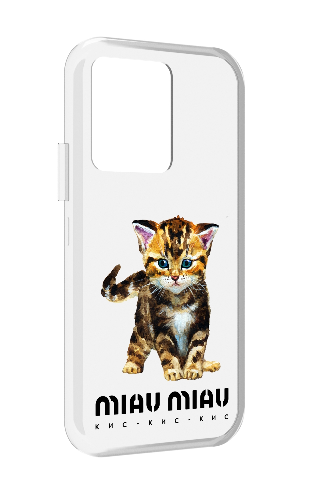 

Чехол MyPads Бренд miau miau для Vivo iQOO 10, Прозрачный, Tocco