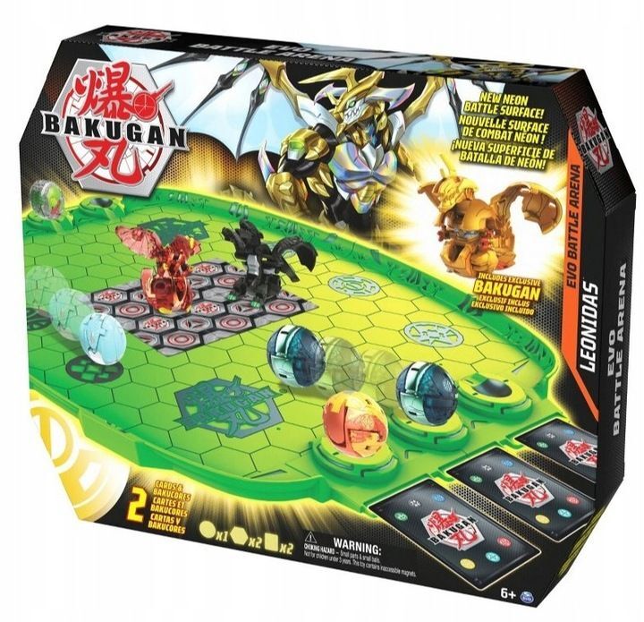 

Набор Bakugan Evo Battle Arena Боевая арена фигурка Леонидас 6062734, 6062734