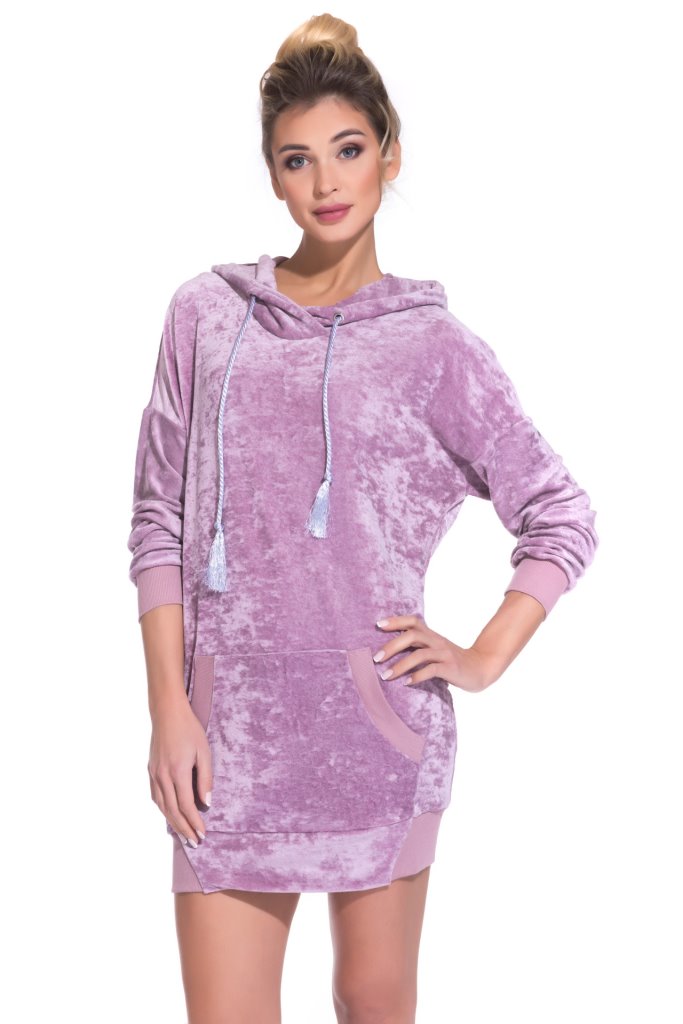 

Худи женское Peche Monnaie фиолетовое XS, Фиолетовый