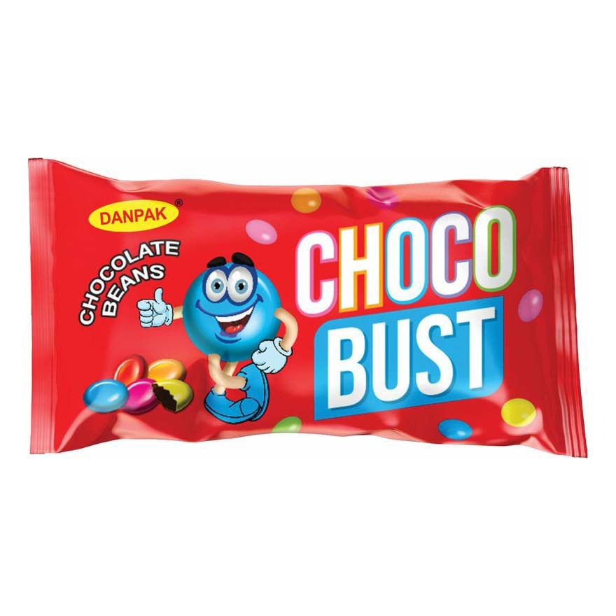 

Драже Danpak Choco Bust с молочным шоколадом в разноцветной глазури 20 г