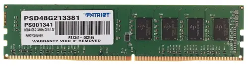 

Оперативная память PATRIOT (PSD48G213381), DDR4 1x8Gb, 2133MHz