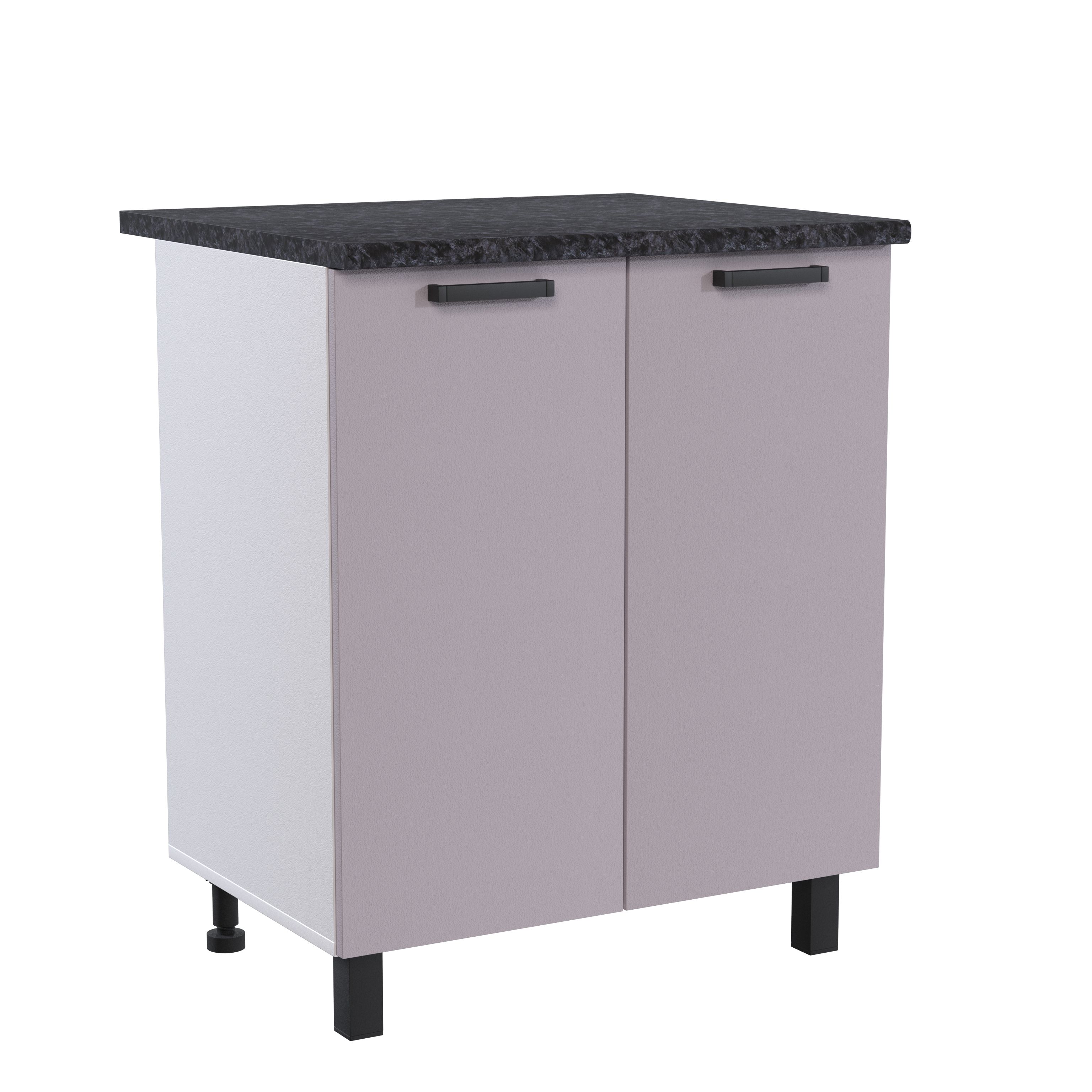 Напольный шкаф PDM Софт РС-80 800х440х830мм Лаванда Софт (Столешница Кастилло темный)