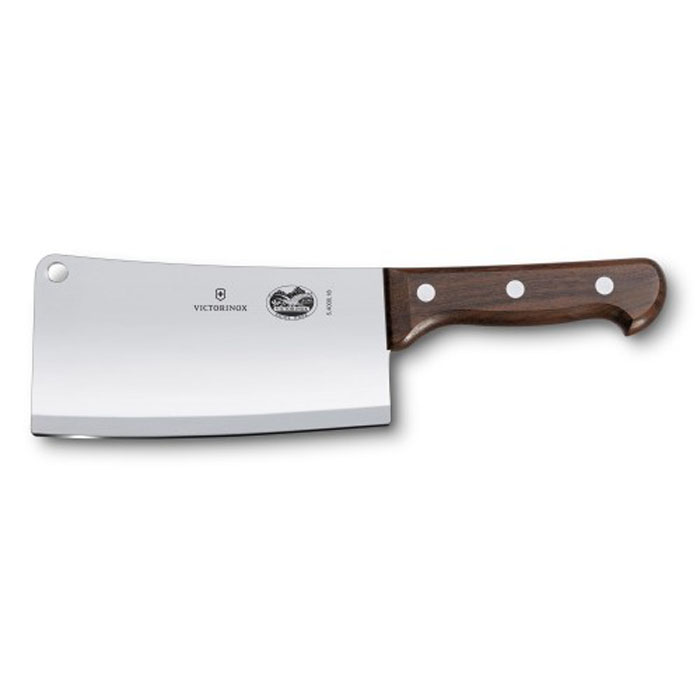 фото Кухонный нож victorinox kitchen cleaver, лезвие 18 см прямое, коричневый