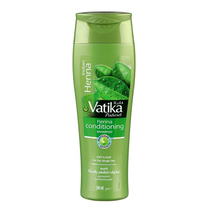 

Шампунь для волос Dabur Vatika Indian Henna Conditioning питательный, с хной, 200 мл