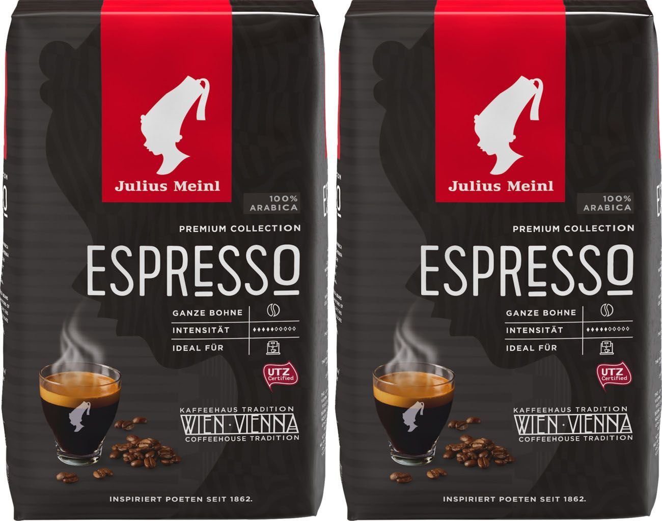 Кофе в зернах Julius Meinl Грандэ Espresso, арабика, 500 г х 2 шт.