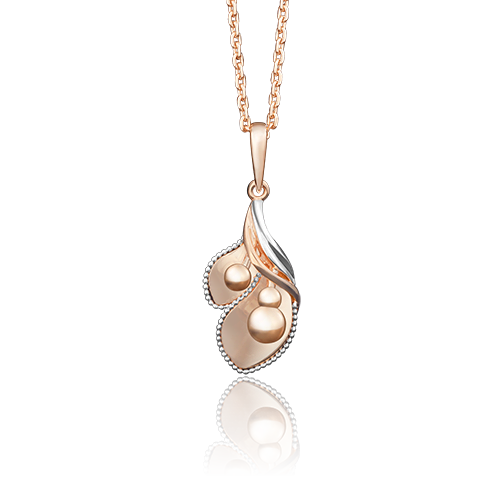 Кулон из красного золота PLATINA jewelry 03-2700-00-000-1110-42