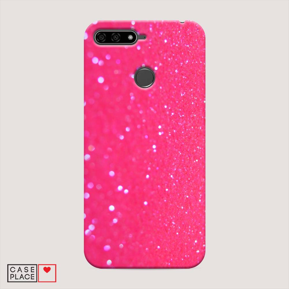 

Чехол Awog "Малиновые блестки рисунок" для Honor 7C