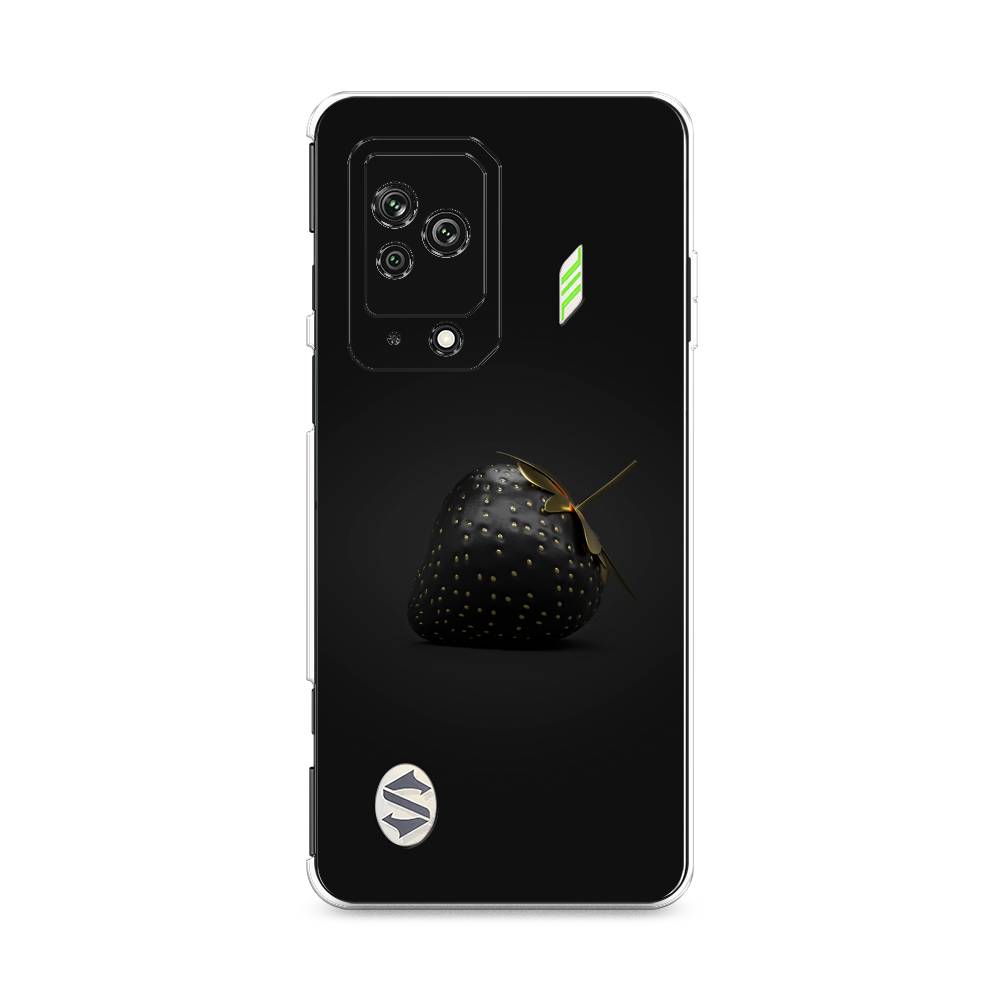 

Чехол Awog на Xiaomi Black Shark 5 "Черная клубника", Разноцветный, 314050-10
