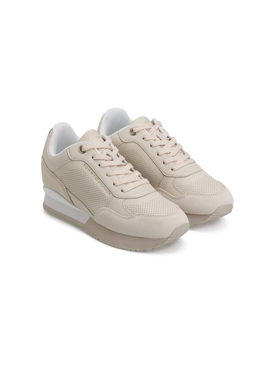 

Кроссовки женские Tommy Hilfiger 1353456 бежевые 38 EU, Бежевый, 001353456