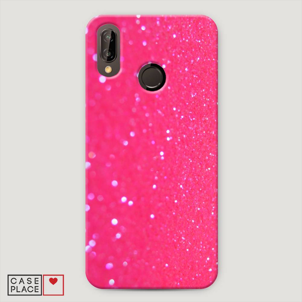 

Чехол Awog "Малиновые блестки рисунок" для Huawei Nova 3E