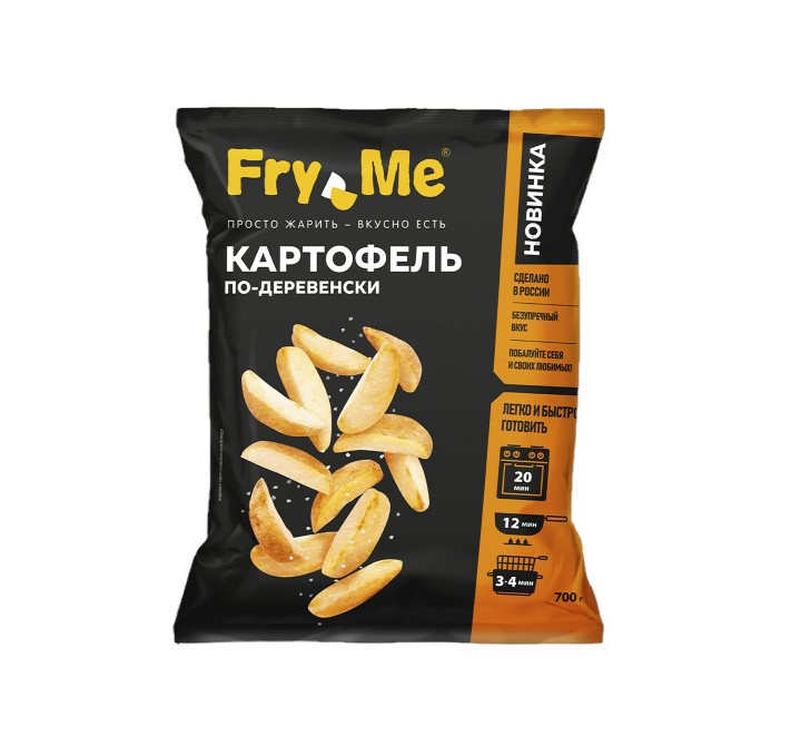 

Картофель Fry Me по-деревенски замороженный 700 г