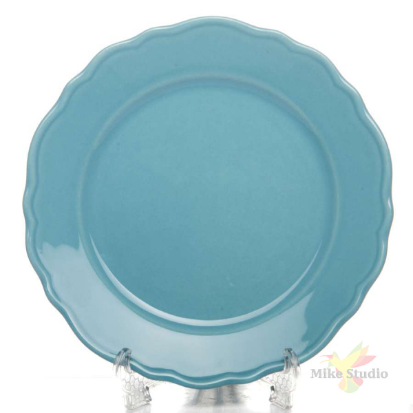 фото Тарелка lar 19 см, голубая kutahya porcelen