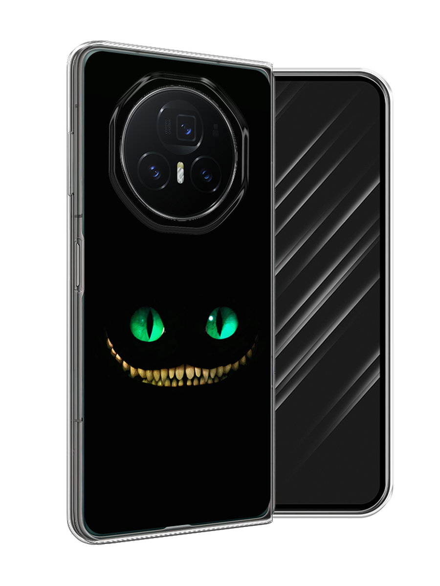

Чехол Awog на Honor Magic V3 "Зеленоглазый чеширский кот", Черный, 6125050-1