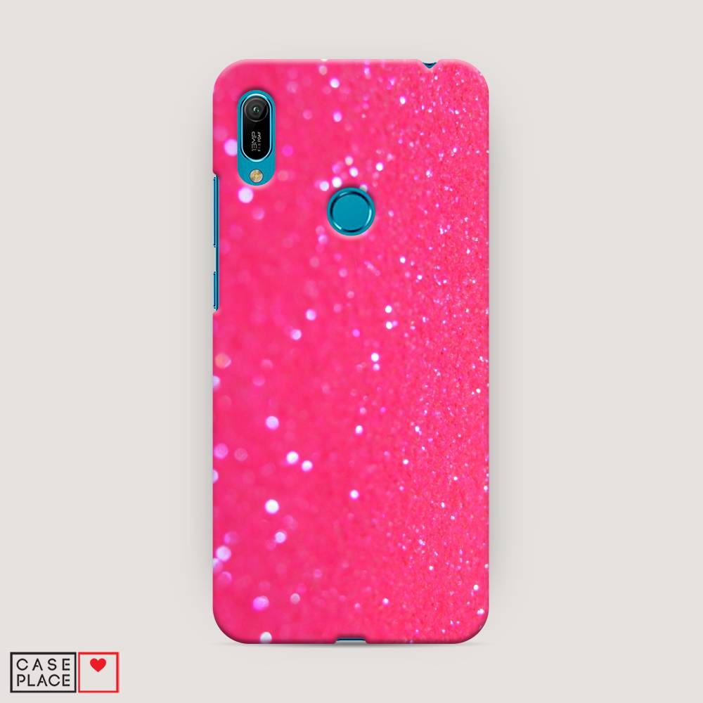 

Чехол Awog "Малиновые блестки рисунок" для Huawei Y6 2019