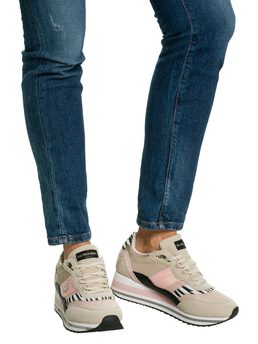 

Кроссовки женские U.S. POLO Assn. 1365938 бежевые 36 EU, Бежевый, 001365938