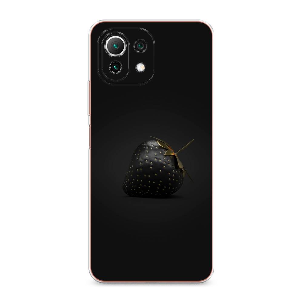 

Чехол Awog на Xiaomi Mi 11 Lite/5G NE "Черная клубника", Разноцветный, 310250-10