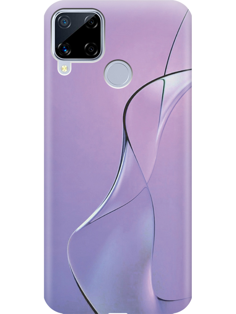 

Силиконовый чехол на Realme C15/C25 с принтом "Сиреневый изгиб", Прозрачный;розовый;фиолетовый, 726149831