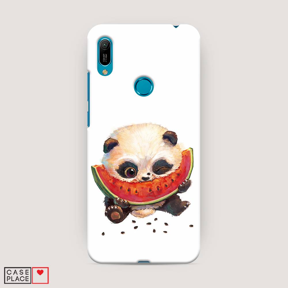 

Чехол Awog "Малыш панды с арбузом" для Huawei Y6 2019