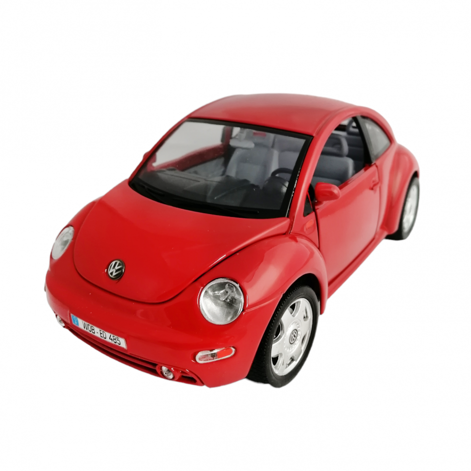 Коллекционная металлическая модель автомобиля Bburago Volkswagen New Beetle 3342 red maisto 1 24 volkswagen beetle alloy car model die casting static precision model collection gift toy tide play