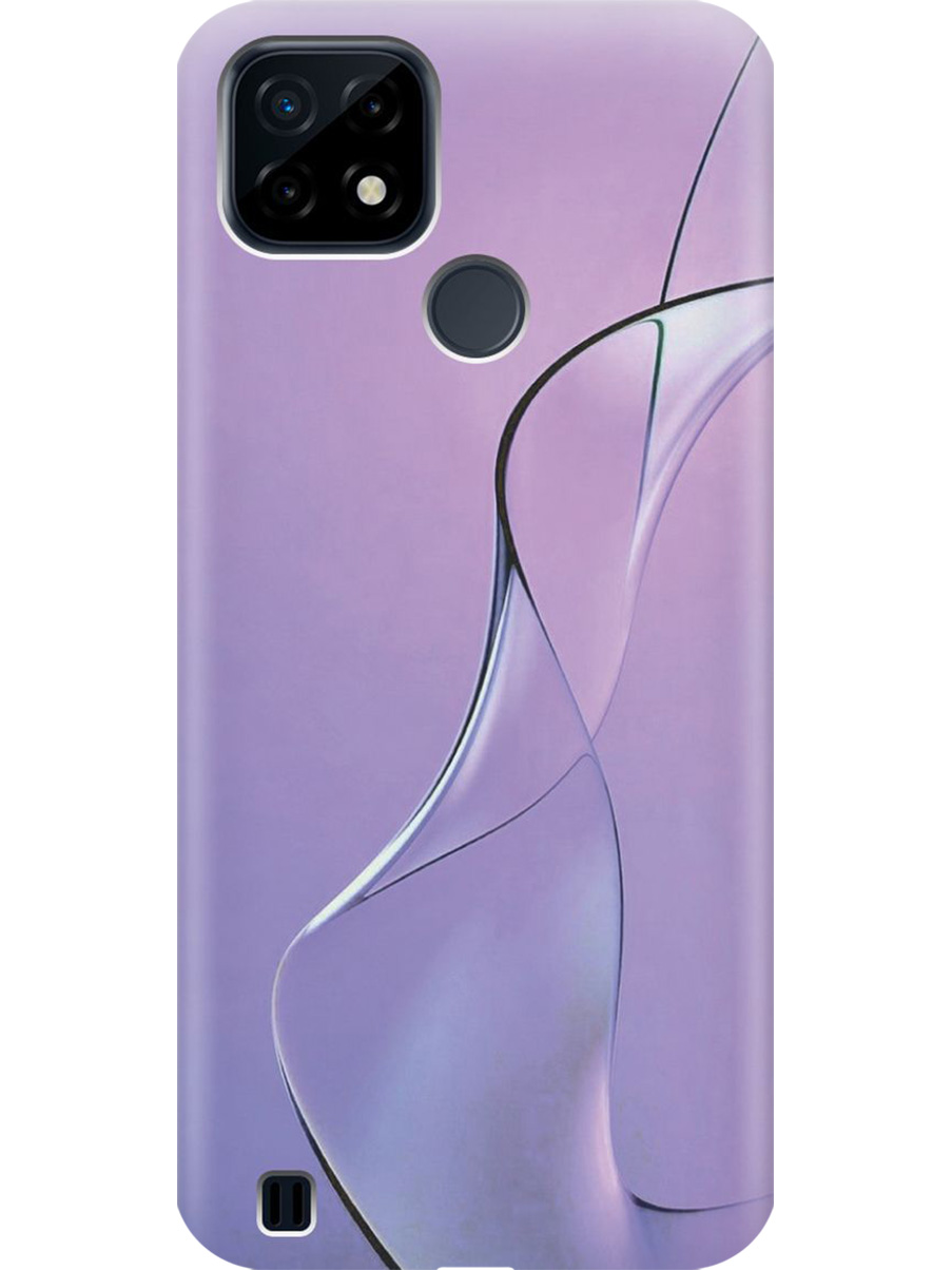 

Силиконовый чехол на Realme C21 с принтом "Сиреневый изгиб", Прозрачный;розовый;фиолетовый, 726147531