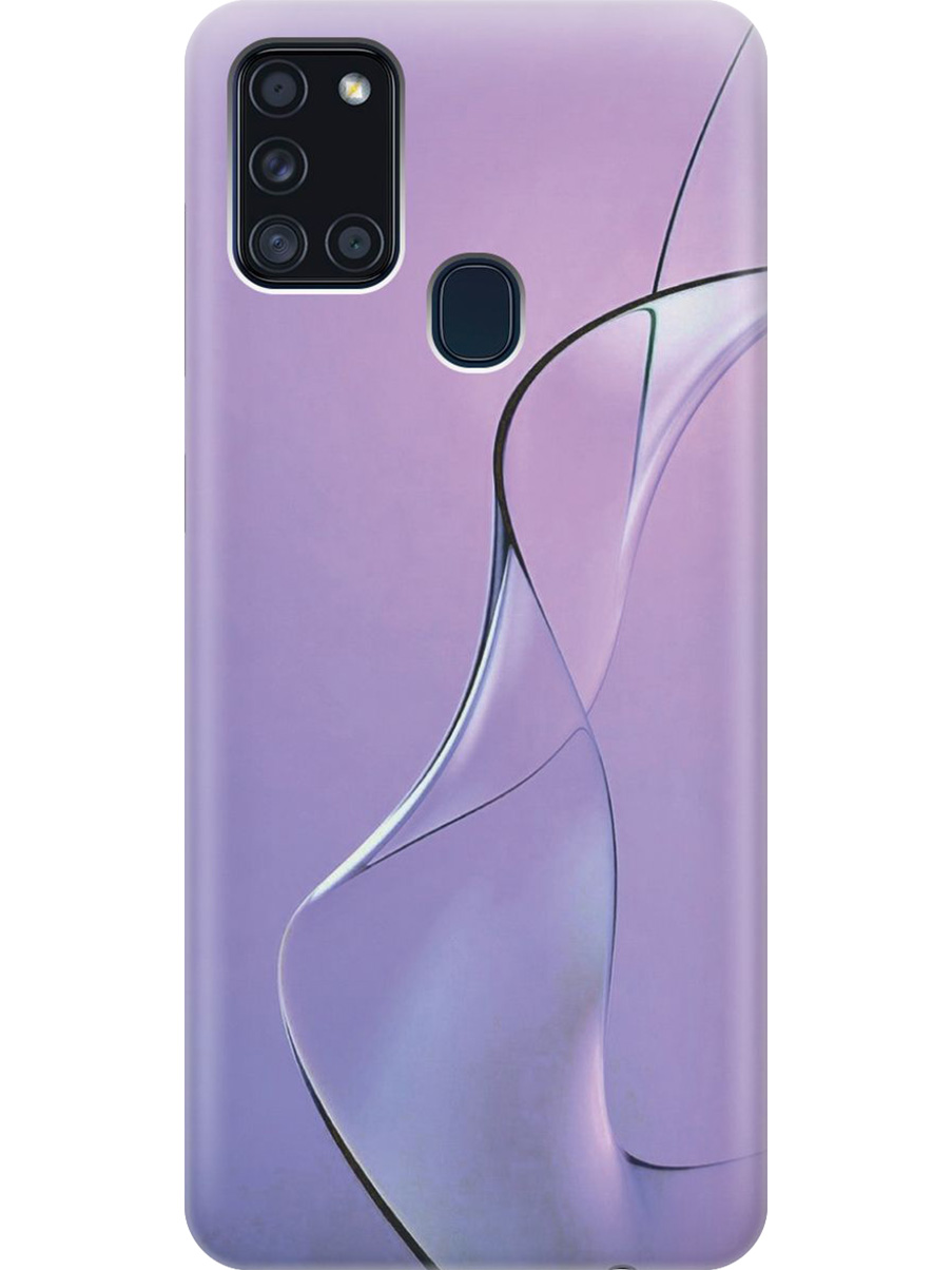 

Силиконовый чехол на Samsung Galaxy A21s с принтом "Сиреневый изгиб", Прозрачный;розовый;фиолетовый, 723009331