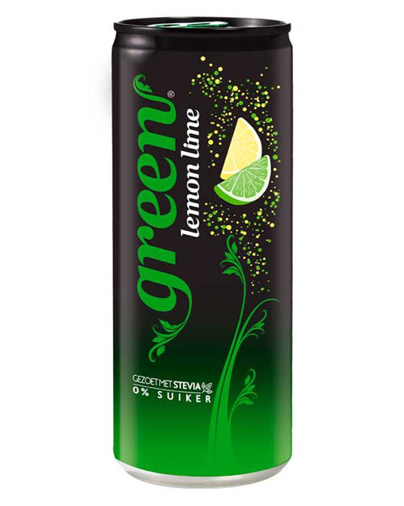 Напиток Green без сахара Лимон и Лайм, 24 шт по 0,33 л