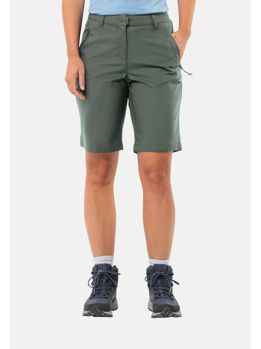 

Повседневные шорты женские Jack Wolfskin JA441E06U зеленые 38 EU, Зеленый, JA441E06U