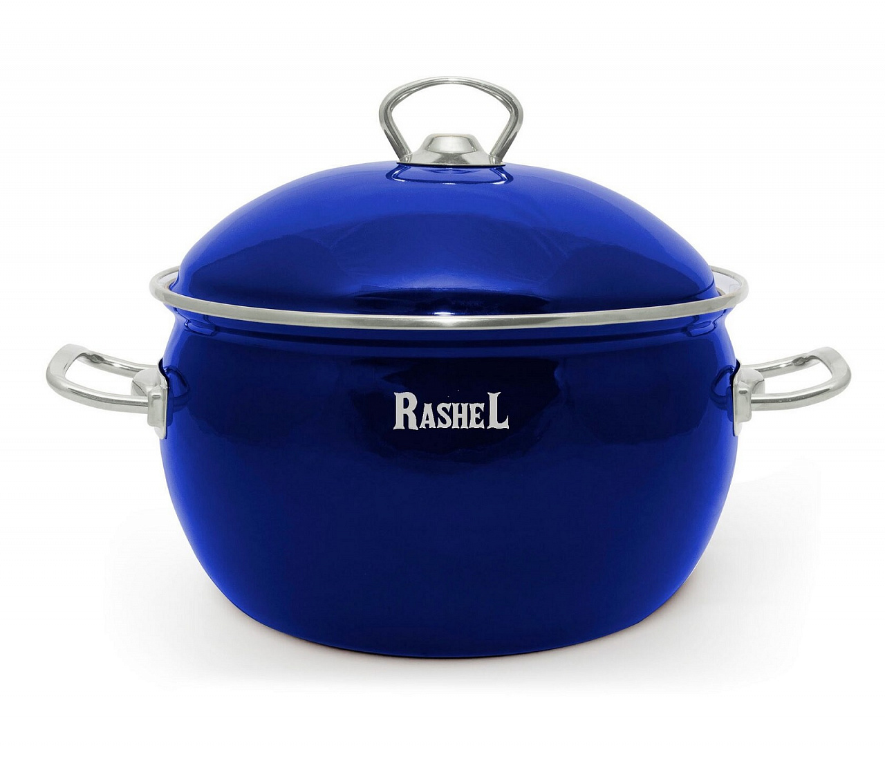 

Кастрюля эмалированная Rashel Premium 5 л синяя R1122, Синий, R1120