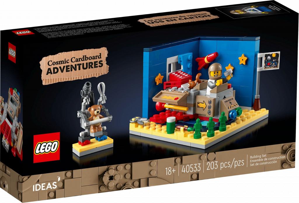 Конструктор LEGO IDEAS 40533 Космические картонные приключения приключения новогодних игрушек