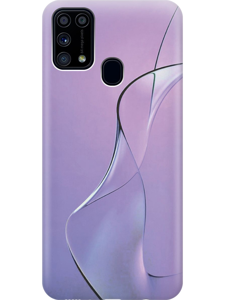 

Силиконовый чехол на Samsung Galaxy M31 с принтом "Сиреневый изгиб", Прозрачный;розовый;фиолетовый, 722999231