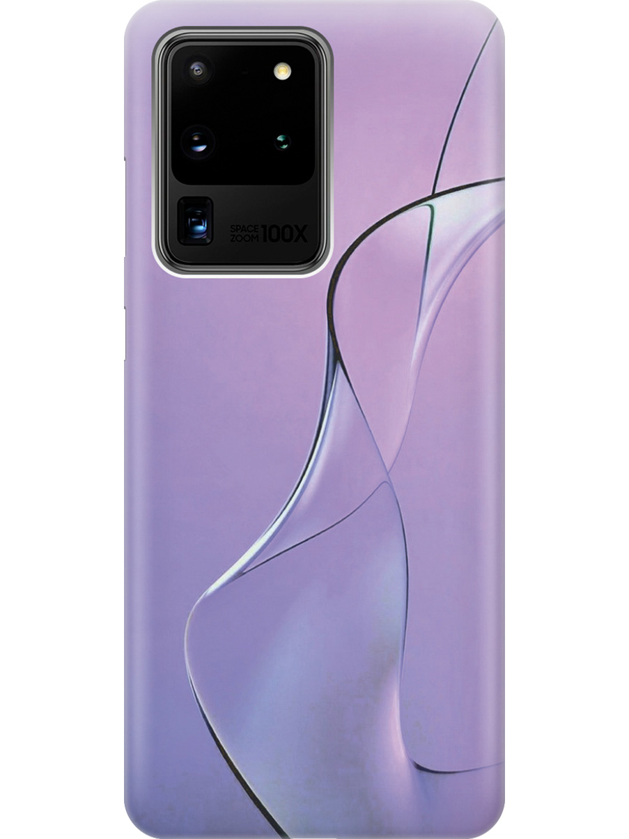 

Силиконовый чехол на Samsung Galaxy S20 Ultra с принтом "Сиреневый изгиб", Прозрачный;розовый;фиолетовый, 722628631