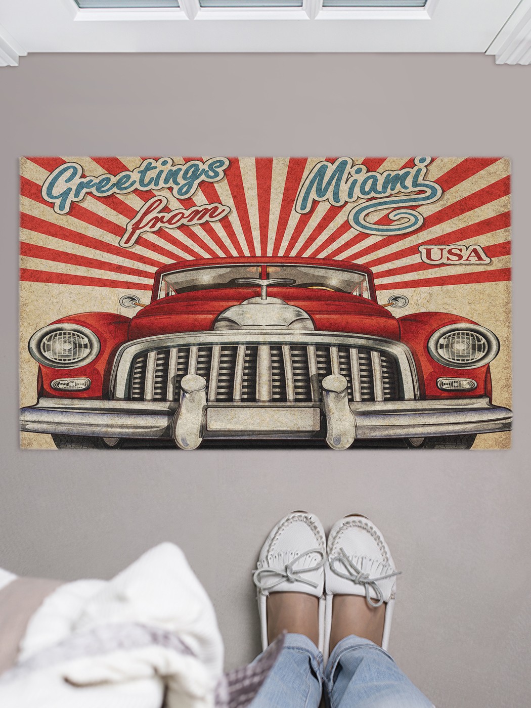 

Придверный коврик в прихожую для обуви, на резиновой основе, 75x45 см door_84937 JoyArty