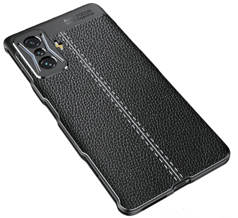 

Чехол-бампер MyPads Pelle Morbida на Poco F4 GT, Redmi K50 Gaming из силикона с, Pelle Morbida