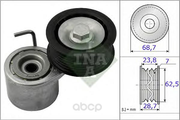 

Натяжитель Приводного Ремня Аudi Vw Роrsсне 3.0 04- INA 534048710