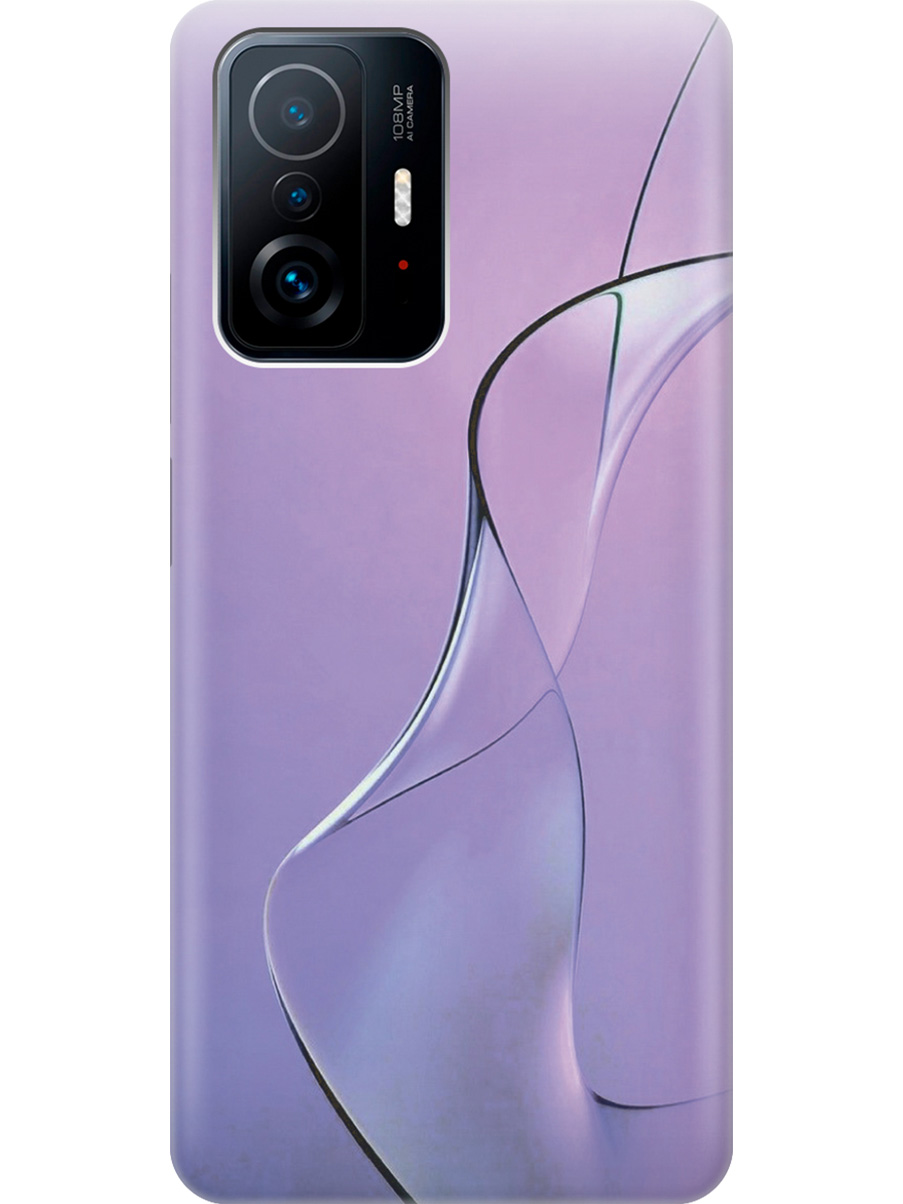

Силиконовый чехол на Xiaomi 11T/11T Pro с принтом "Сиреневый изгиб", Прозрачный;розовый;фиолетовый, 732395231
