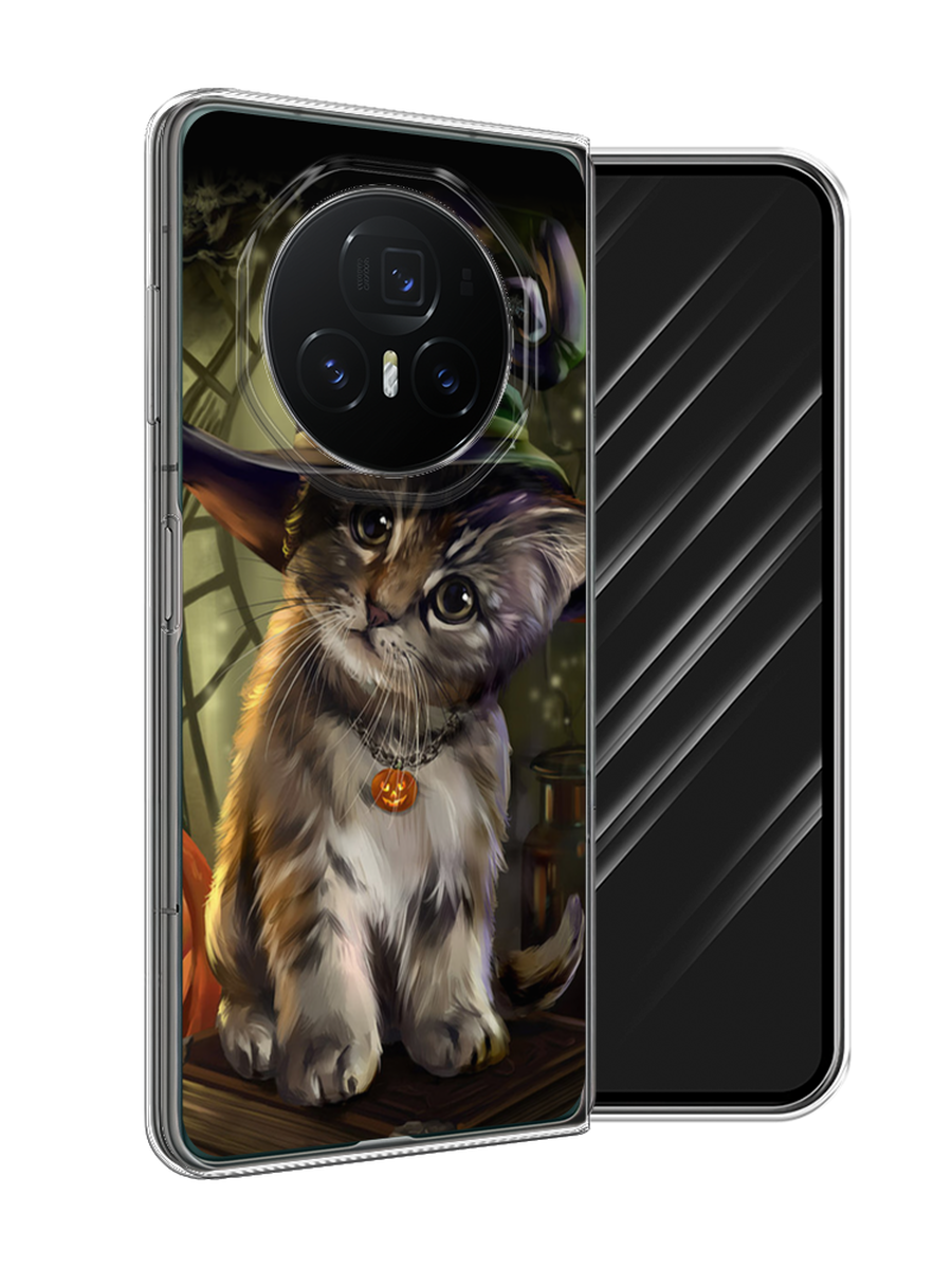 

Чехол Awog на Honor Magic V3 "Кот на Хэллоуин", Зеленый;серый, 6125050-1