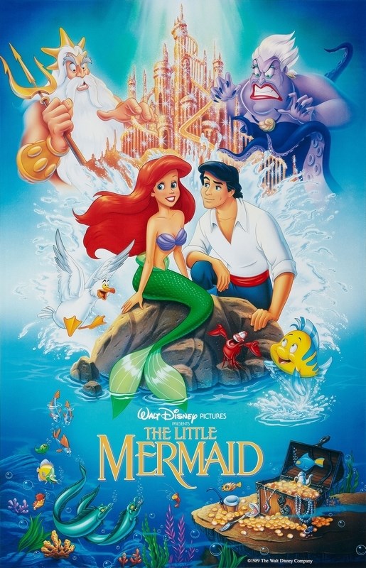 

Постер к мультфильму "Русалочка" (The Little Mermaid) A3