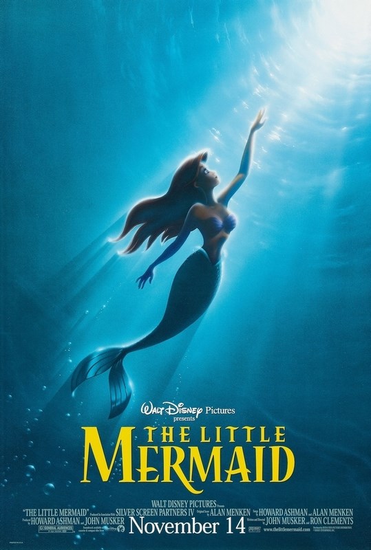 

Постер к мультфильму "Русалочка" (The Little Mermaid) A4