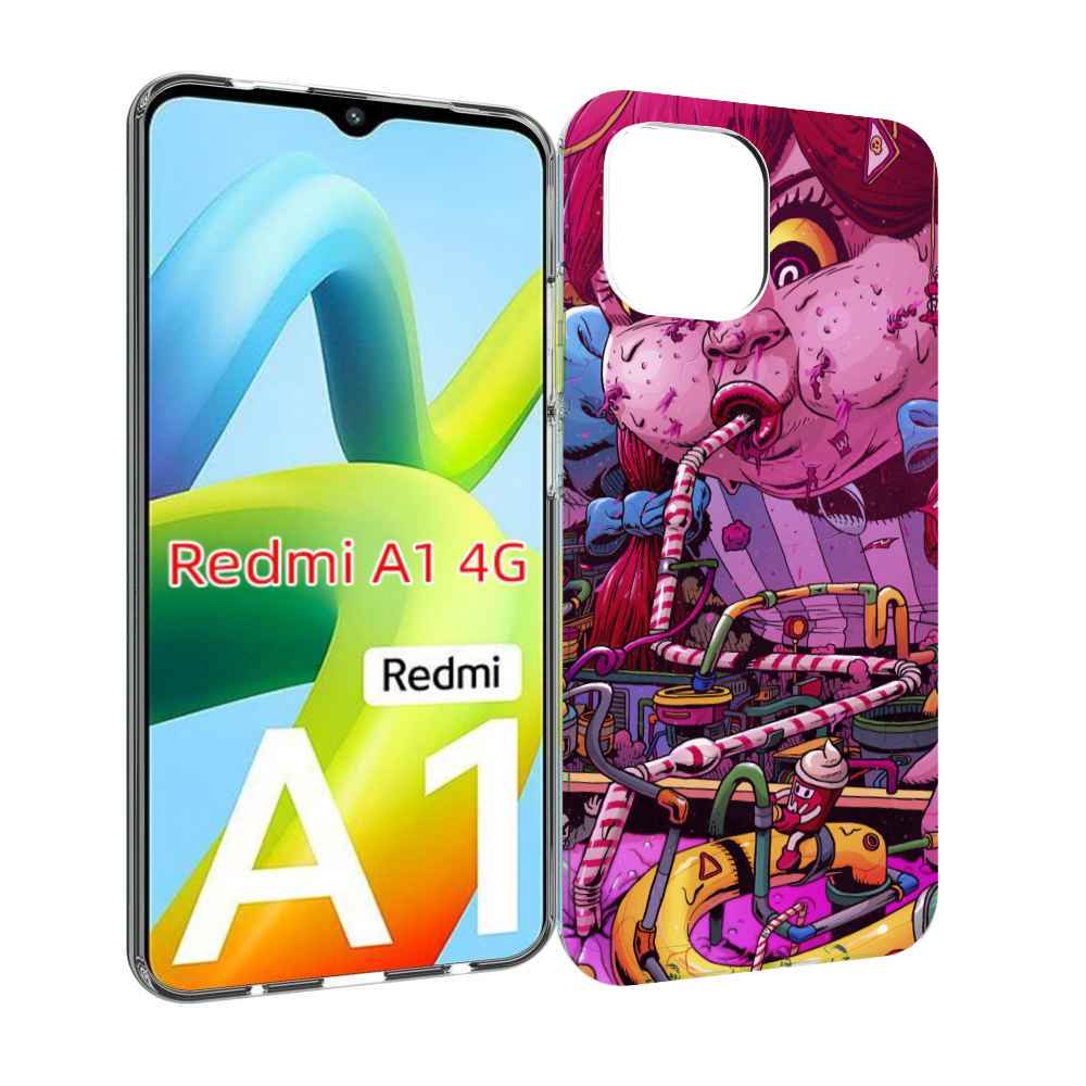 

Чехол Mypads Прикольная Сладкая Картинка Для Xiaomi Redmi A1, Прозрачный, Tocco