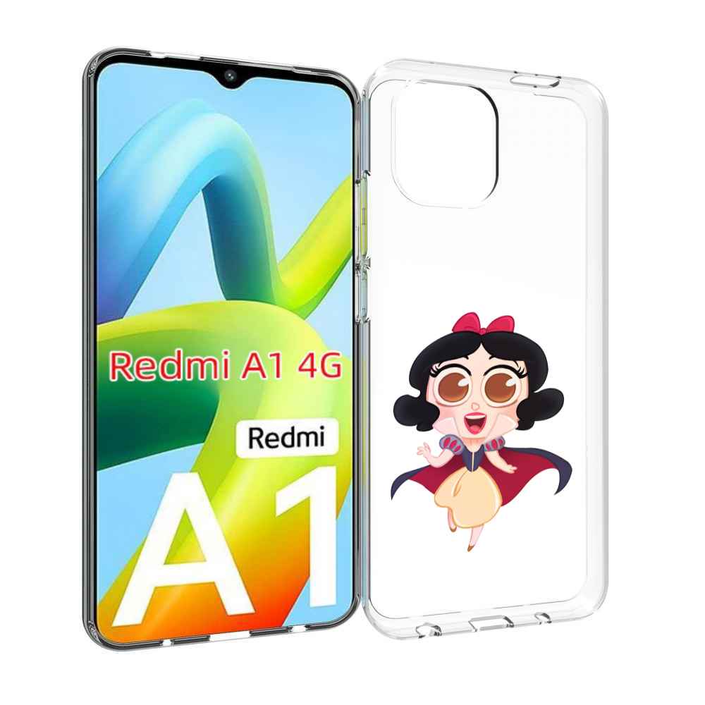 

Чехол Mypads Принцеска-Нарисованная Женский Для Xiaomi Redmi A1, Прозрачный, Tocco