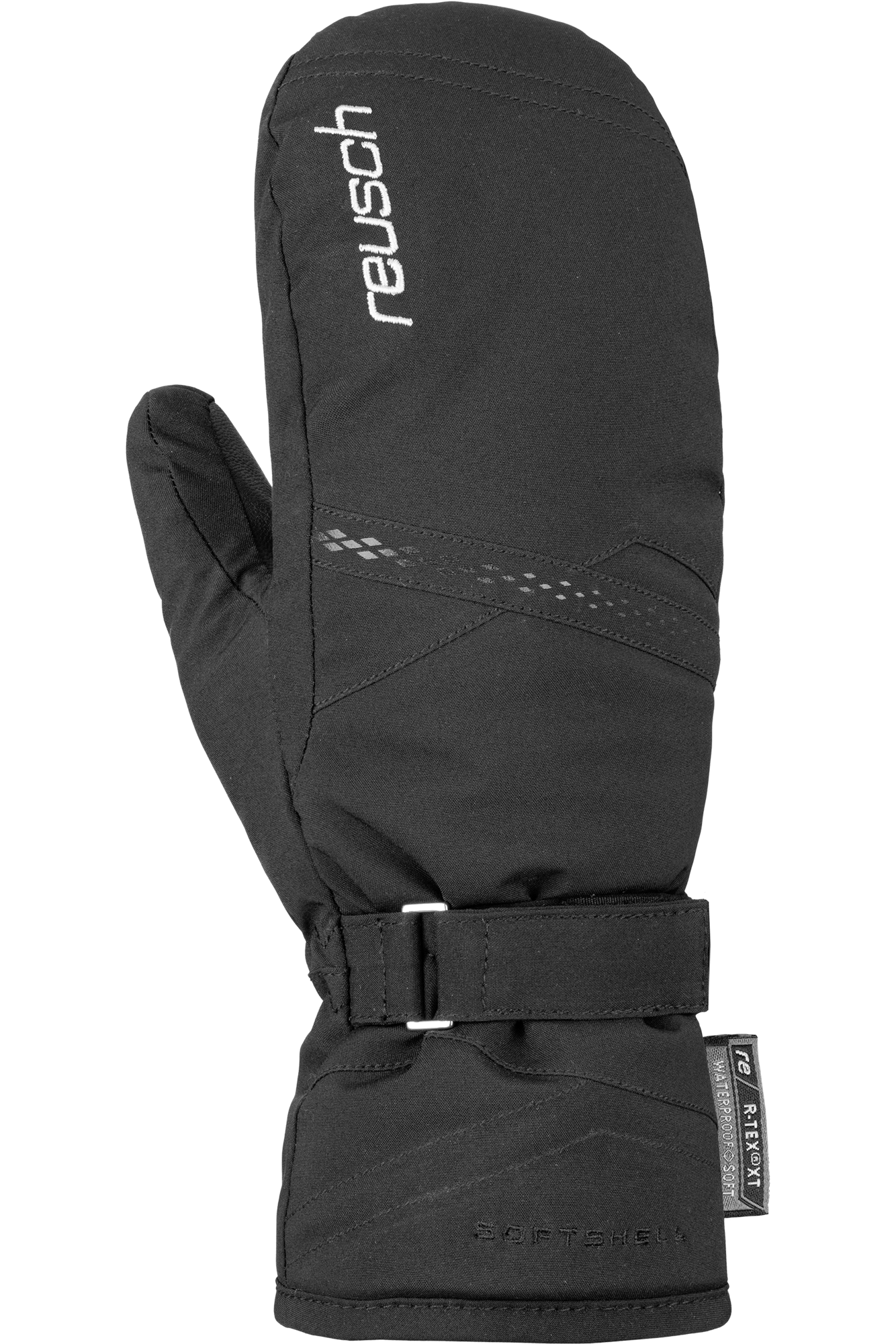 

Варежки Reusch Hannah R-Tex Xt Mitten Black/Silver (Inch (Дюйм):6) 2021-22, Черный, Hannah R-Tex Xt Mitten