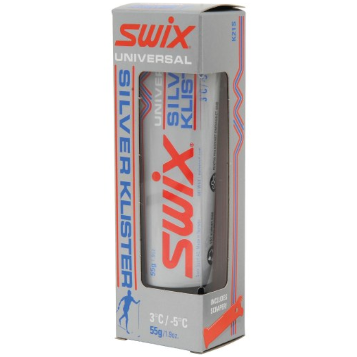 Клистер SWIX K21 Silver со скребком (-5°С +3°С) 55 г.