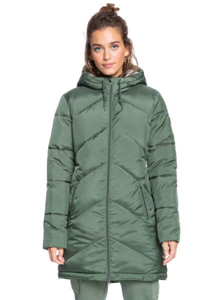 

Куртка женская Roxy ERJJK03453 хаки 34, ERJJK03453