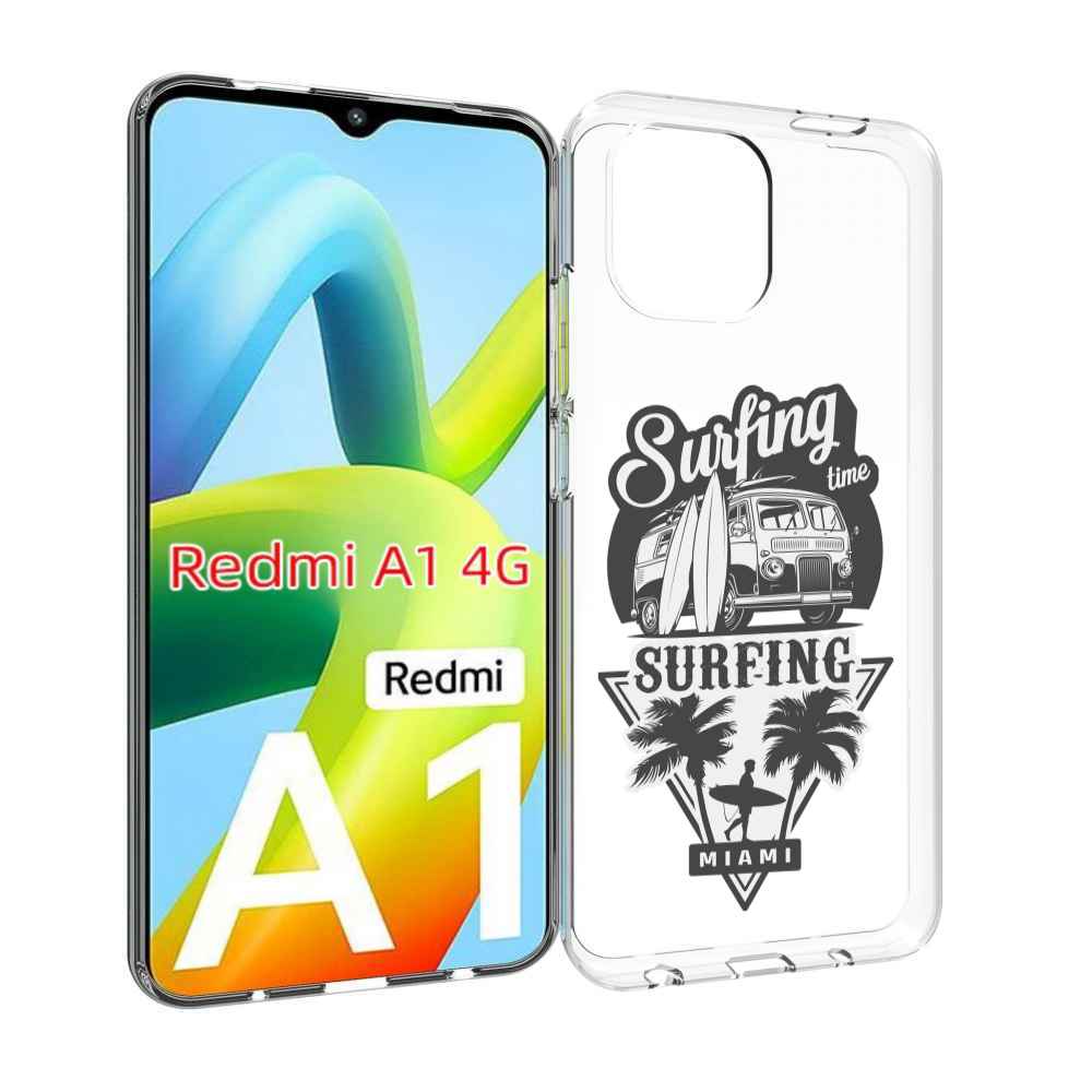 

Чехол Mypads Путешествие-На-Фургочике Для Xiaomi Redmi A1, Прозрачный, Tocco