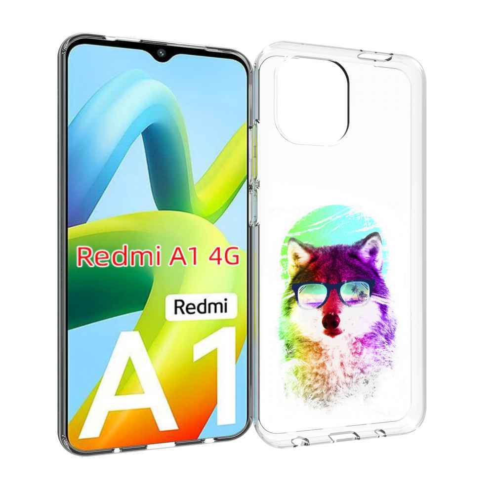 

Чехол Mypads Радужный Волк Детский Для Xiaomi Redmi A1, Прозрачный, Tocco